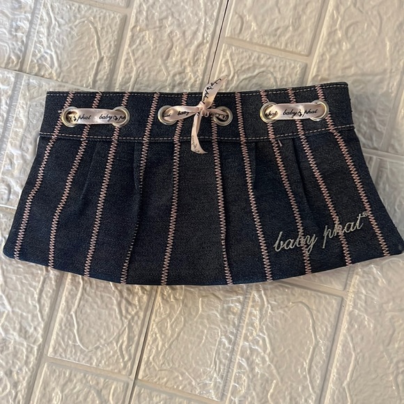 Baby Phat Handbags - Ladies or Teenager BabyPhat Denim Clutch